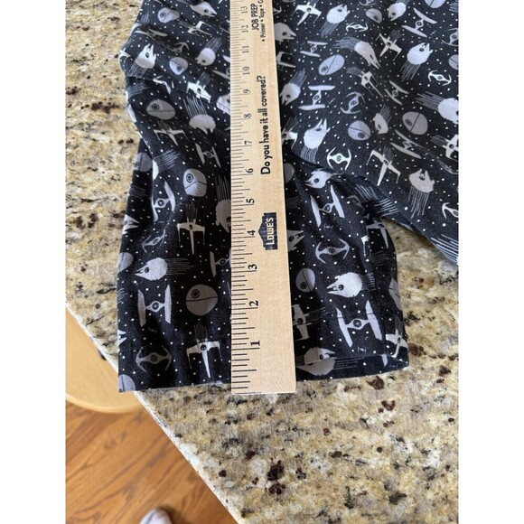 Disney Star Wars Shirt Mens L  Black Vented Button Up Millennium Falcon Button - Picture 8 of 8